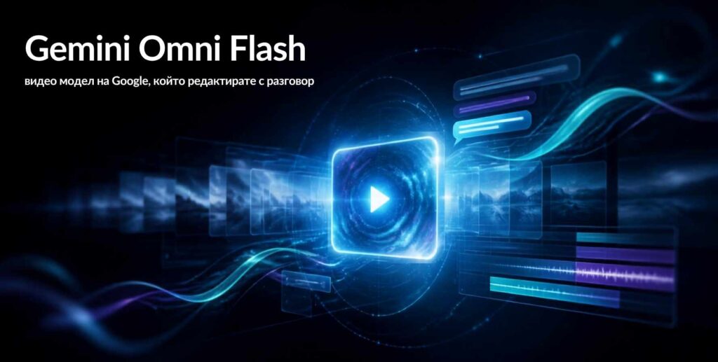 Gemini Omni Flash: видео с AI, което редактирате с разговор